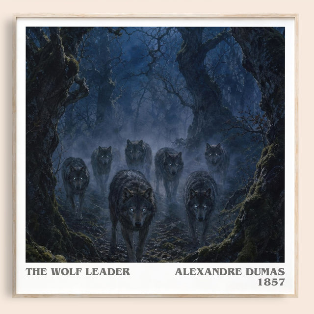 The Wolf Leader Literary Art Print by Alexandre Dumas