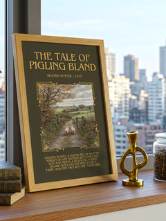 The Tale Of Pigling Bland Minimalist Book Poster by Beatrix Potter – image 3