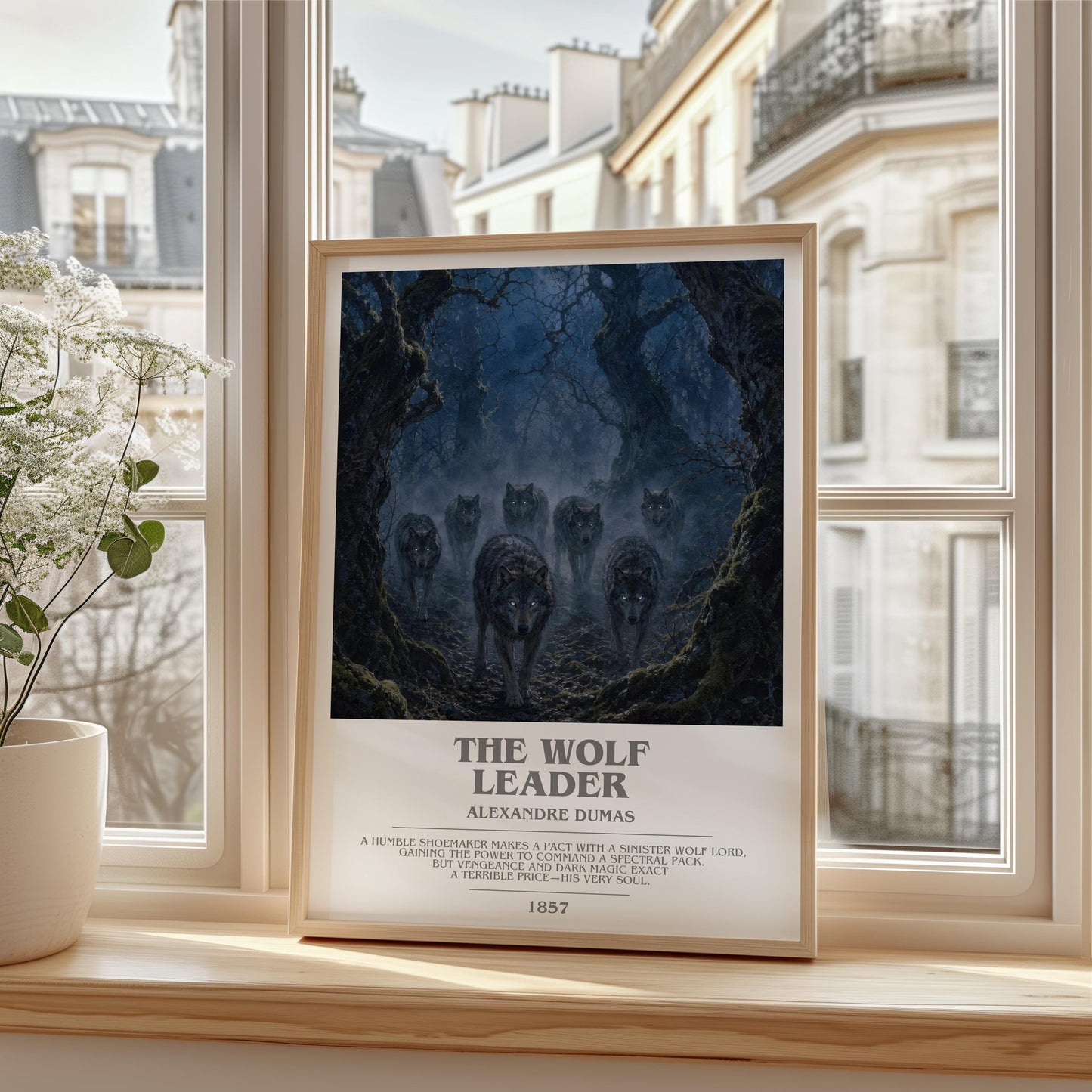 The Wolf Leader Bookish Wall Art by Alexandre Dumas
