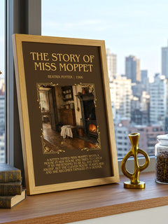 The Story Of Miss Moppet Minimalist Book Poster by Beatrix Potter – image 3