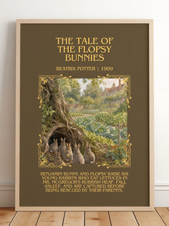 Tale Of The Flopsy Bunnies Minimalist Book Poster by Beatrix Potter – image 2