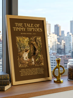 The Tale Of Timmy Tiptoes Minimalist Book Poster by Beatrix Potter – image 3