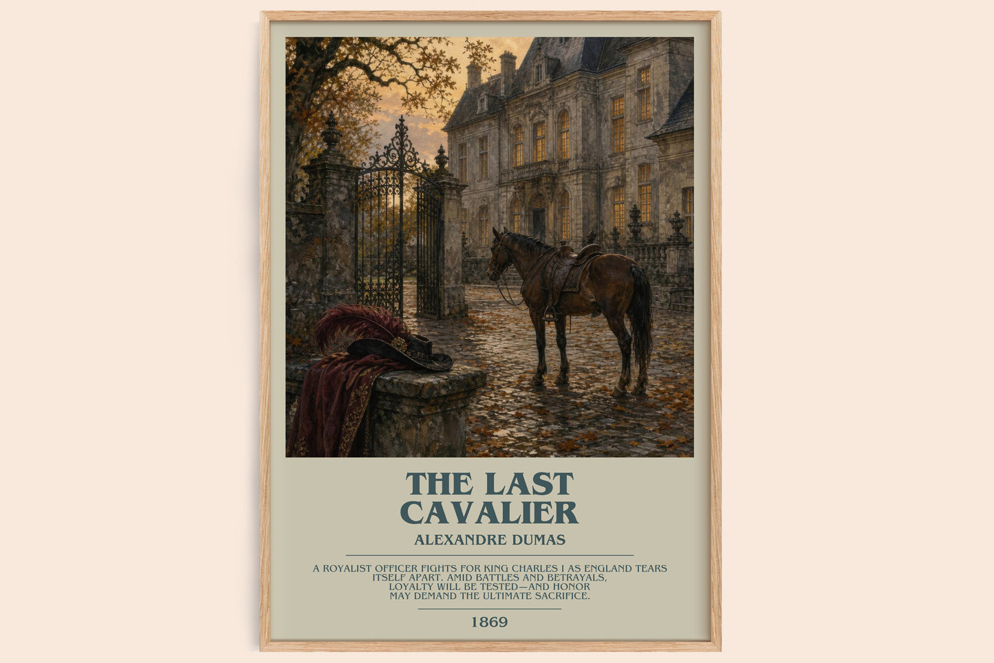 The Last Cavalier Bookish Wall Art by Alexandre Dumas