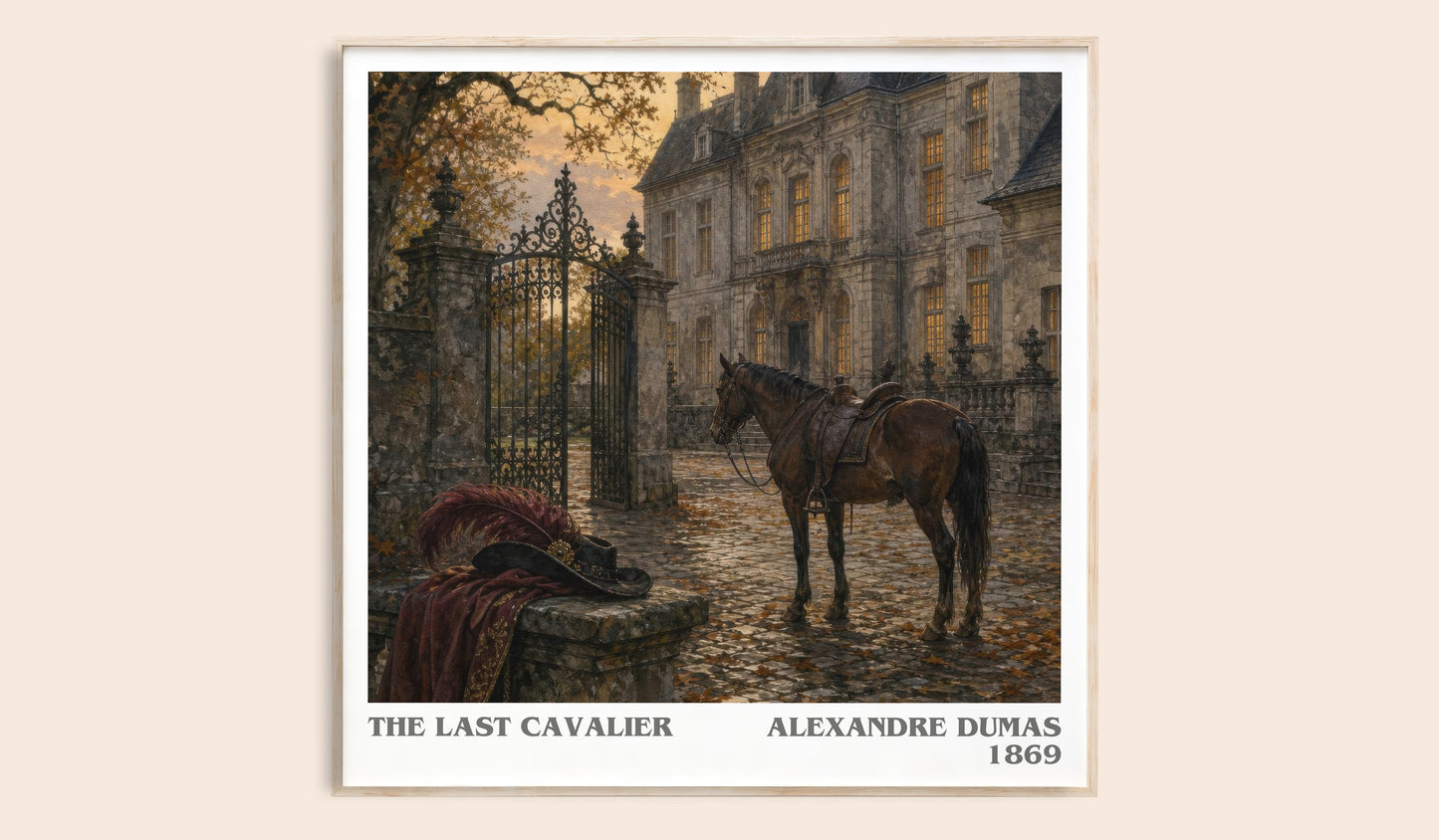 The Last Cavalier Literary Art Print by Alexandre Dumas