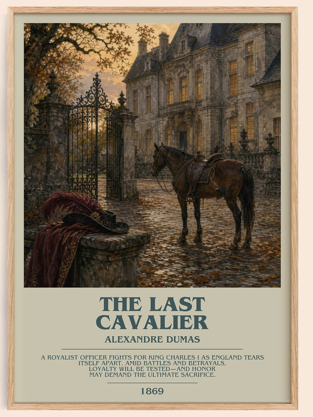 The Last Cavalier Bookish Wall Art by Alexandre Dumas