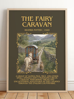 The Fairy Caravan Minimalist Book Poster by Beatrix Potter – image 2