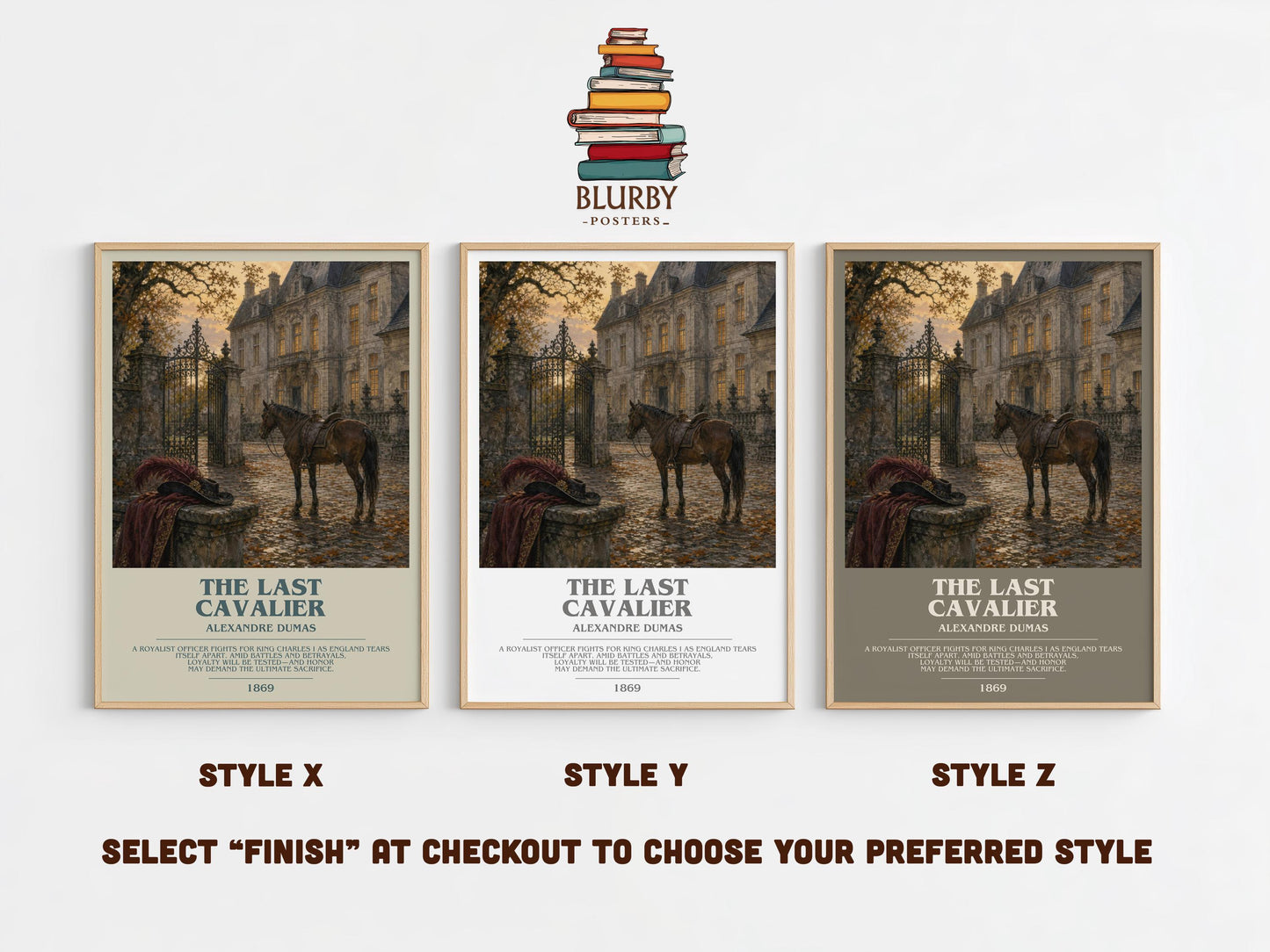 The Last Cavalier Bookish Wall Art by Alexandre Dumas