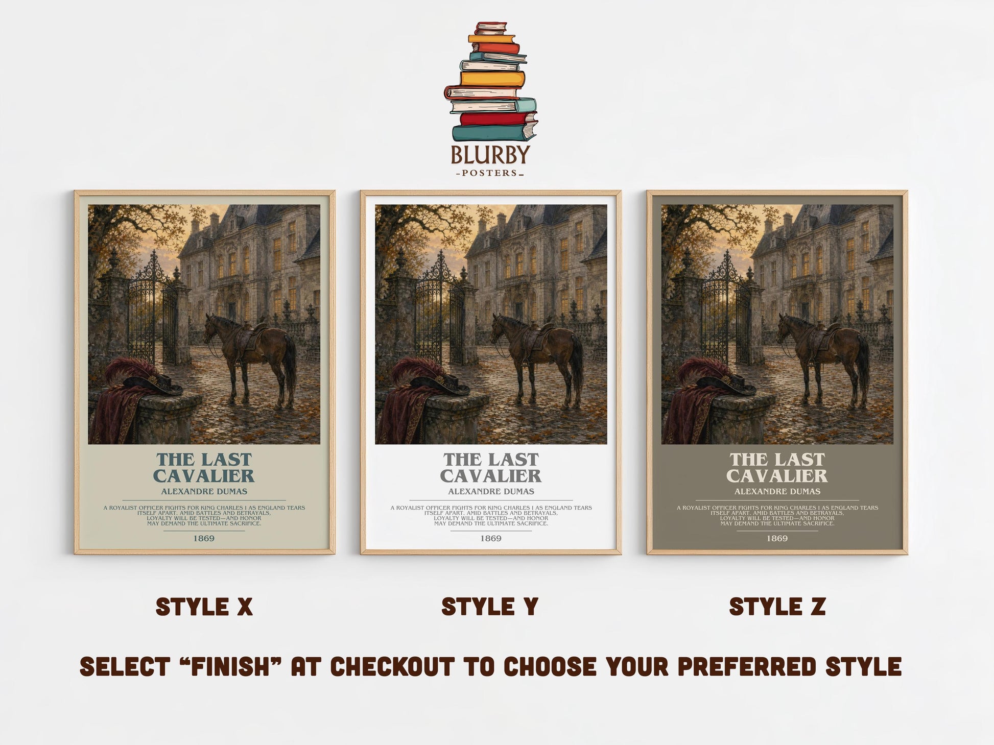 The Last Cavalier Bookish Wall Art by Alexandre Dumas