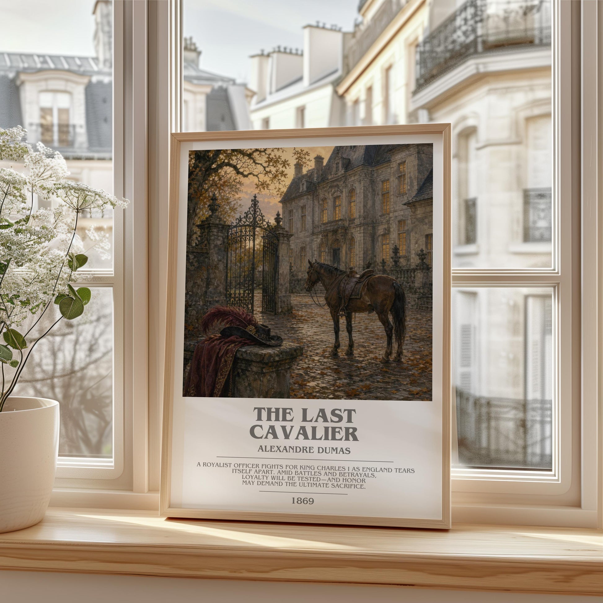 The Last Cavalier Bookish Wall Art by Alexandre Dumas