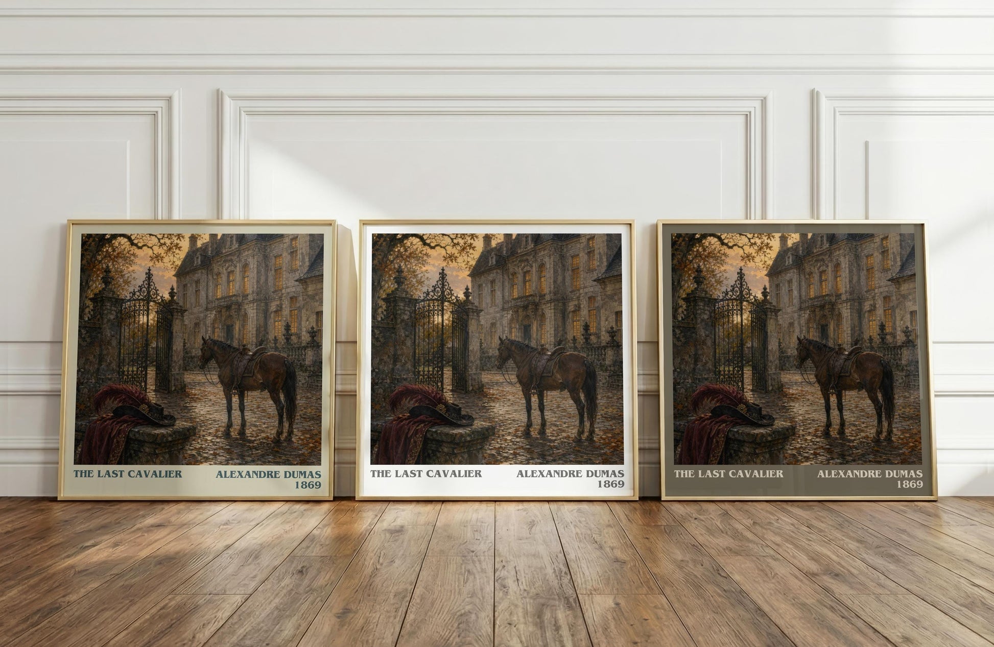 The Last Cavalier Literary Art Print by Alexandre Dumas
