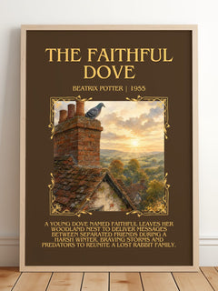 The Faithful Dove Minimalist Book Poster by Beatrix Potter – image 2