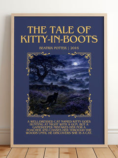 The Tale Of Kitty-In-Boots Minimalist Book Poster by Beatrix Potter – image 2