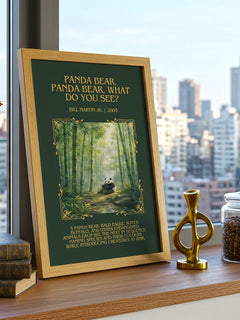 Panda Bear, Panda Bear, What Do You See? Minimalist Book Poster – B. – image 3