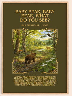Baby Bear, Baby Bear, What Do You See? Minimalist Book Poster – B. Jr. – image 1