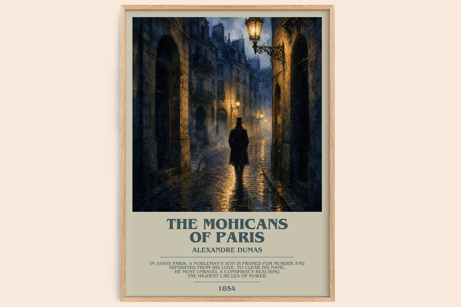The Mohicans Of Paris Bookish Wall Art by Alexandre Dumas