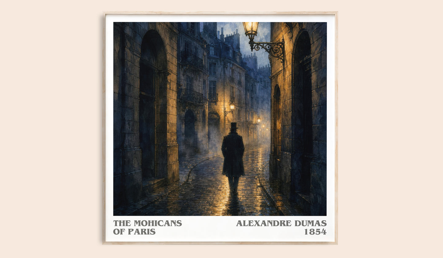 The Mohicans Of Paris Literary Art Print by Alexandre Dumas