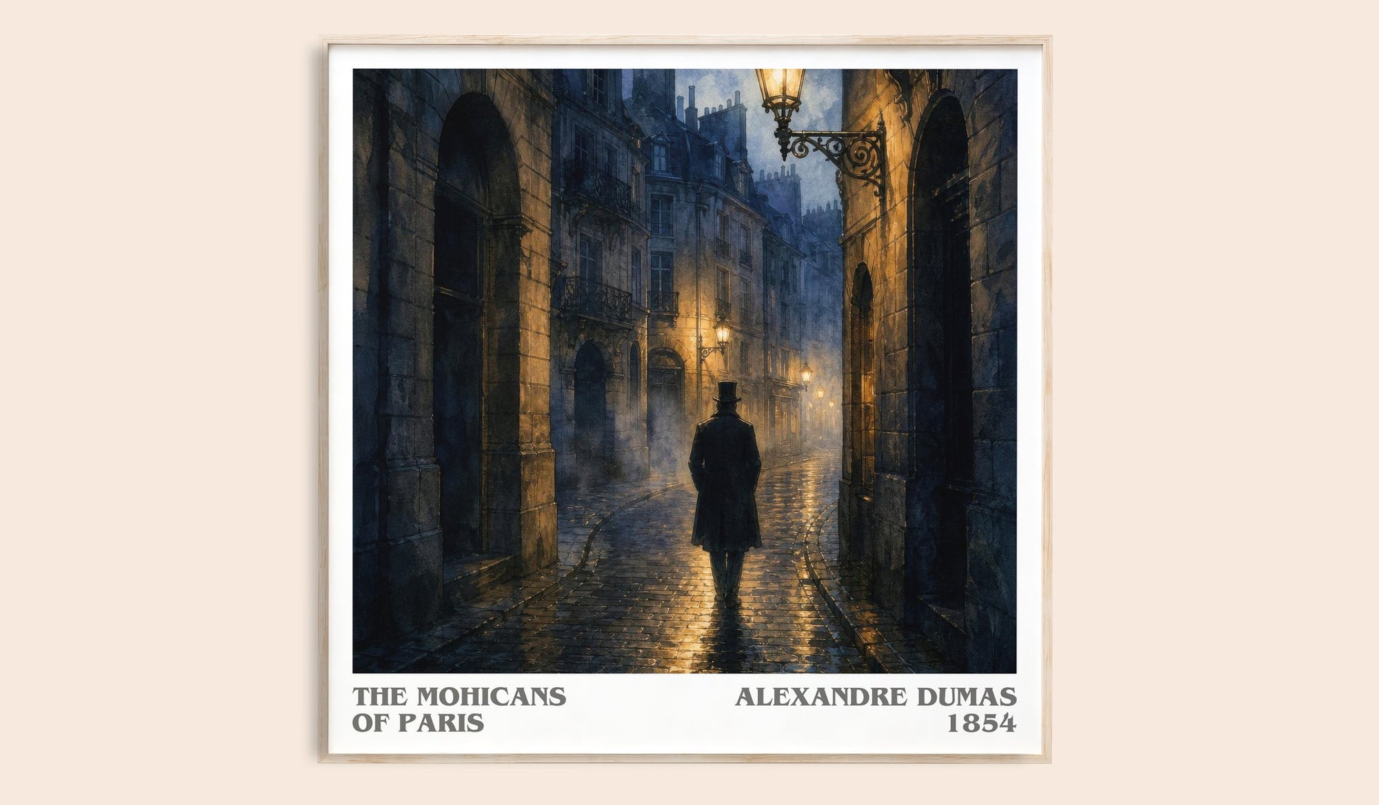 The Mohicans Of Paris Literary Art Print by Alexandre Dumas