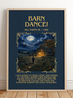 Barn Dance! Minimalist Book Poster by Bill Martin Jr. – image 2