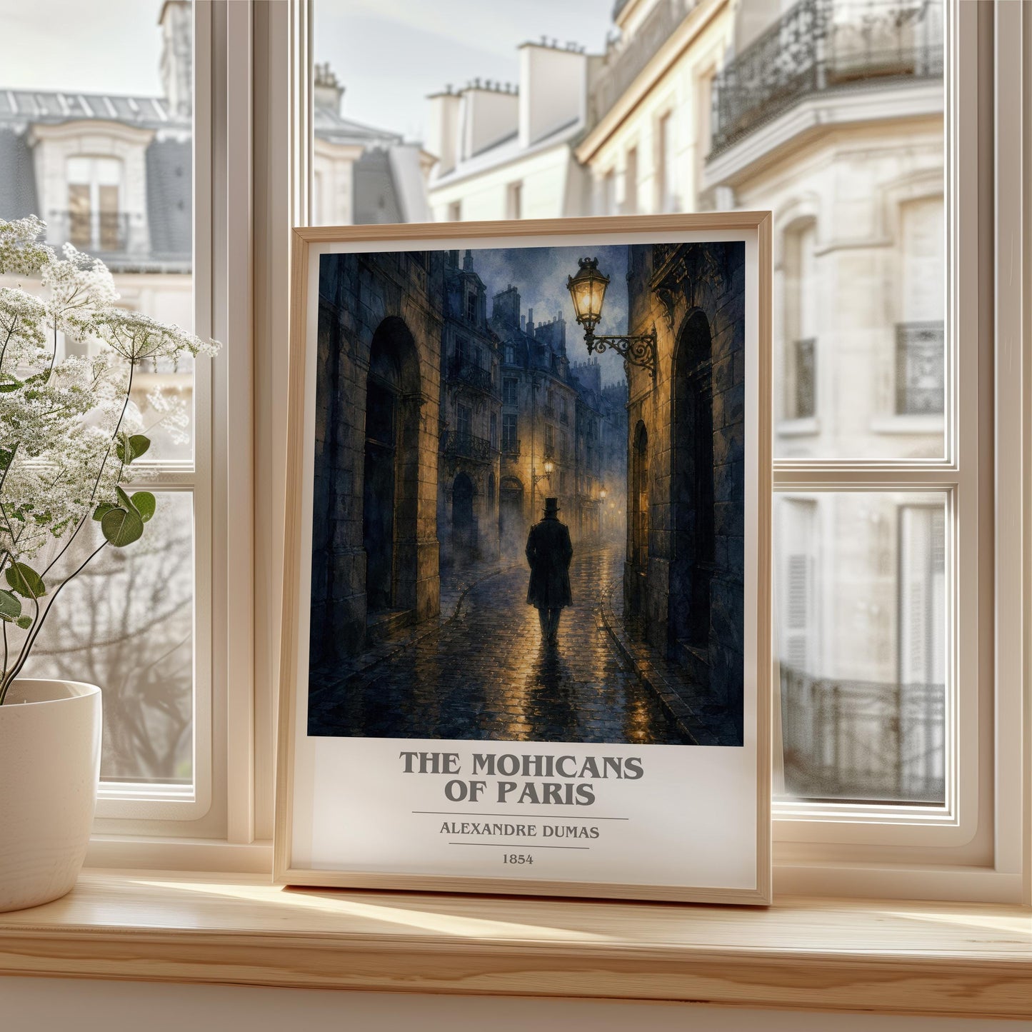 The Mohicans Of Paris Book Cover Poster by Alexandre Dumas