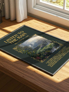 Listen To The Rain Minimalist Book Poster by Bill Martin Jr. – image 4