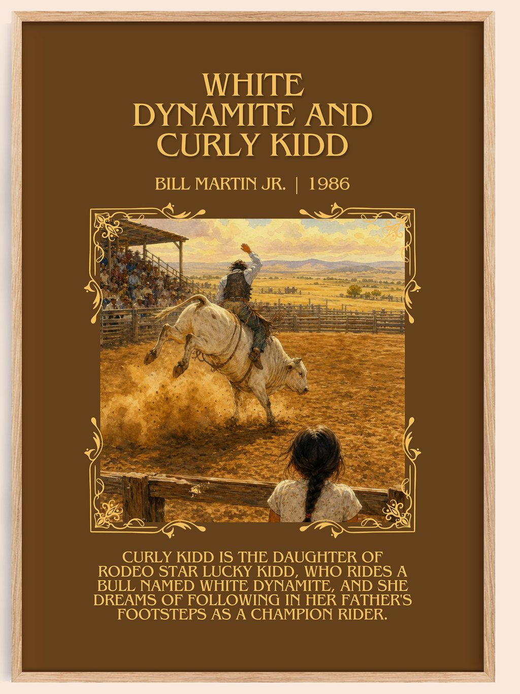 White Dynamite And Curly Kidd Minimalist Book Poster by B. Jr. – book poster