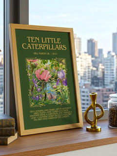 Ten Little Caterpillars Minimalist Book Poster by Bill Martin Jr. – image 3