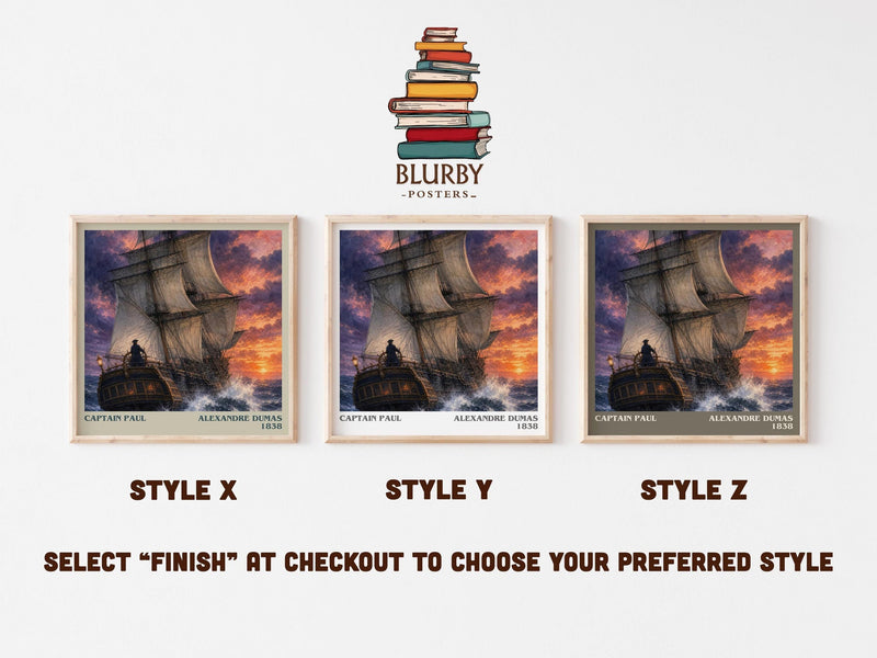 Captain Paul Literary Art Print by Alexandre Dumas