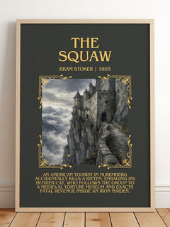 The Squaw Minimalist Book Poster by Bram Stoker – image 2