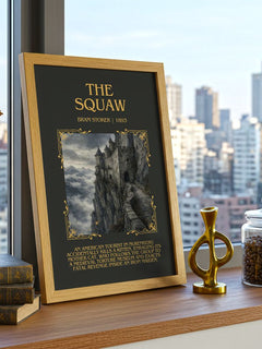 The Squaw Minimalist Book Poster by Bram Stoker – image 3