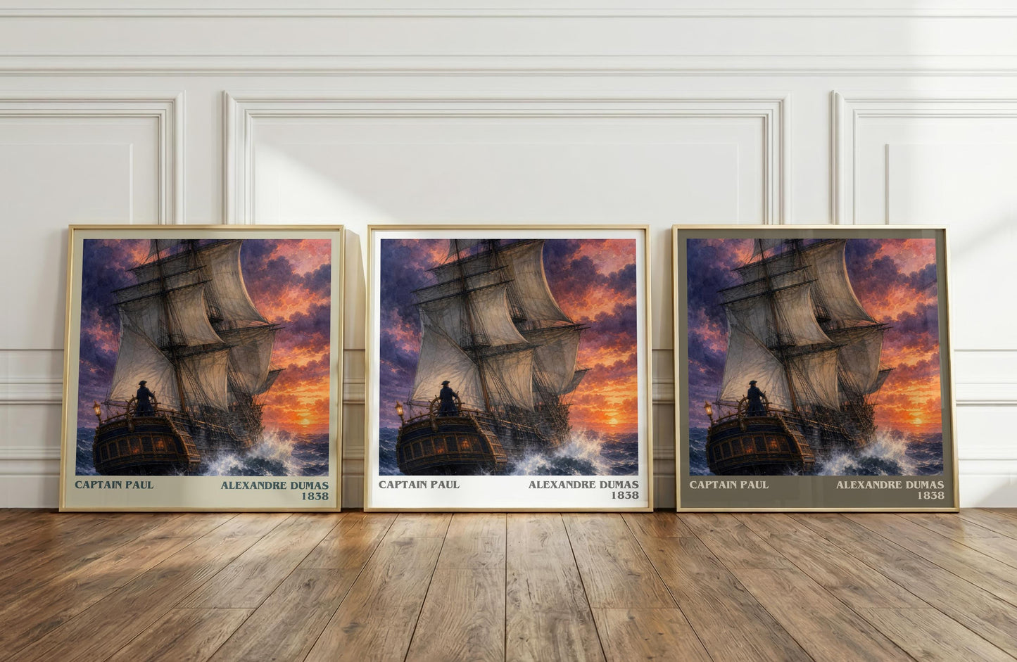 Captain Paul Literary Art Print by Alexandre Dumas