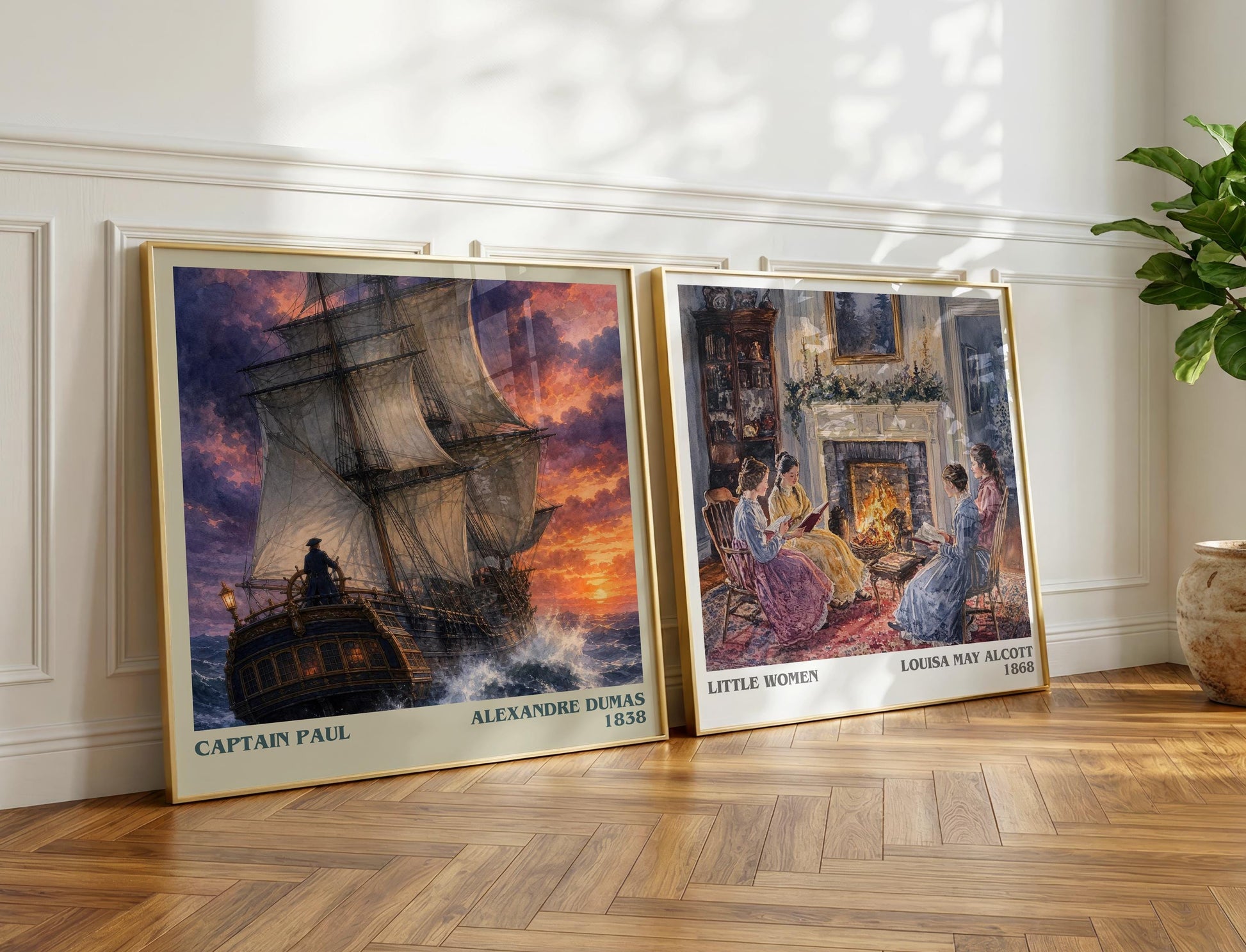 Captain Paul Literary Art Print by Alexandre Dumas