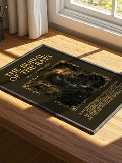 The Burial Of The Rats Minimalist Book Poster by Bram Stoker – image 4