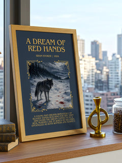 A Dream Of Red Hands Minimalist Book Poster by Bram Stoker – image 3