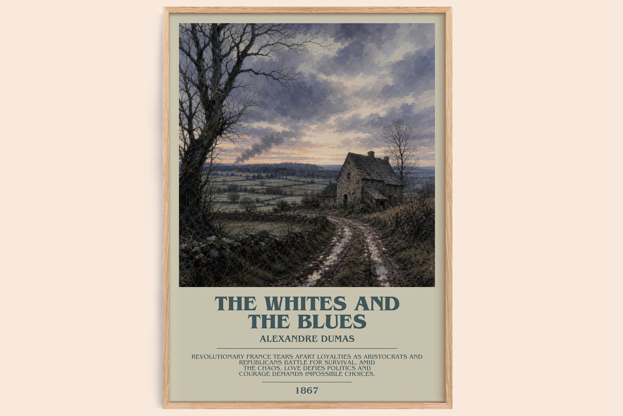 The Whites And The Blues Bookish Wall Art by Alexandre Dumas