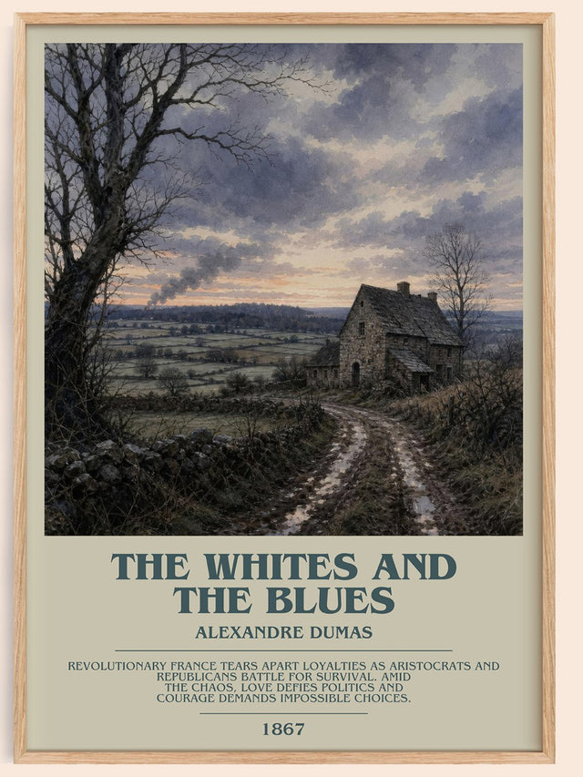 The Whites And The Blues Bookish Wall Art by Alexandre Dumas