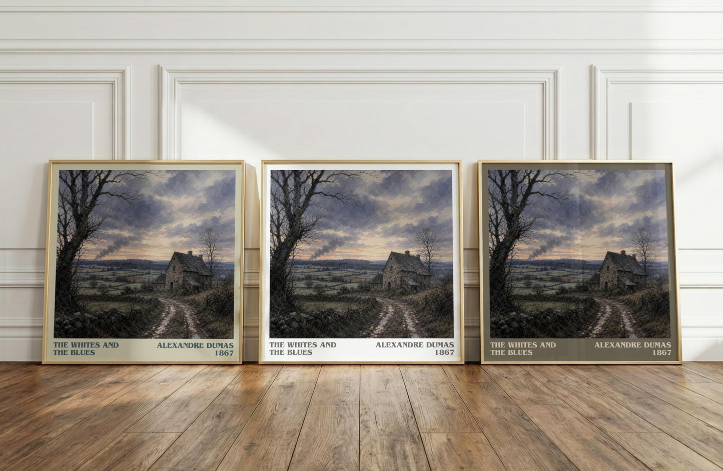 The Whites And The Blues Literary Art Print by Alexandre Dumas