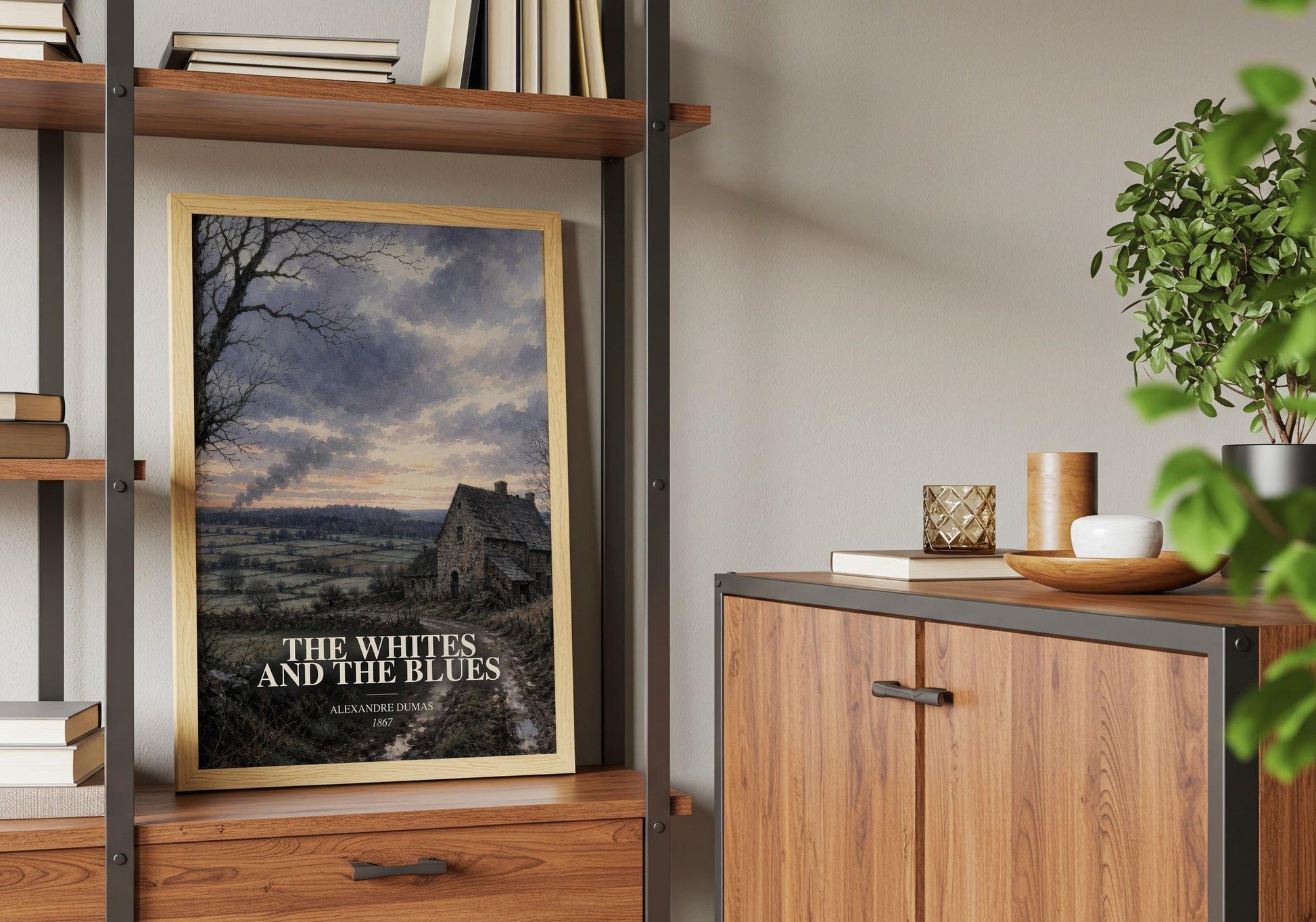 The Whites And The Blues book watercolour illustration paper finish options – matte satin gloss
