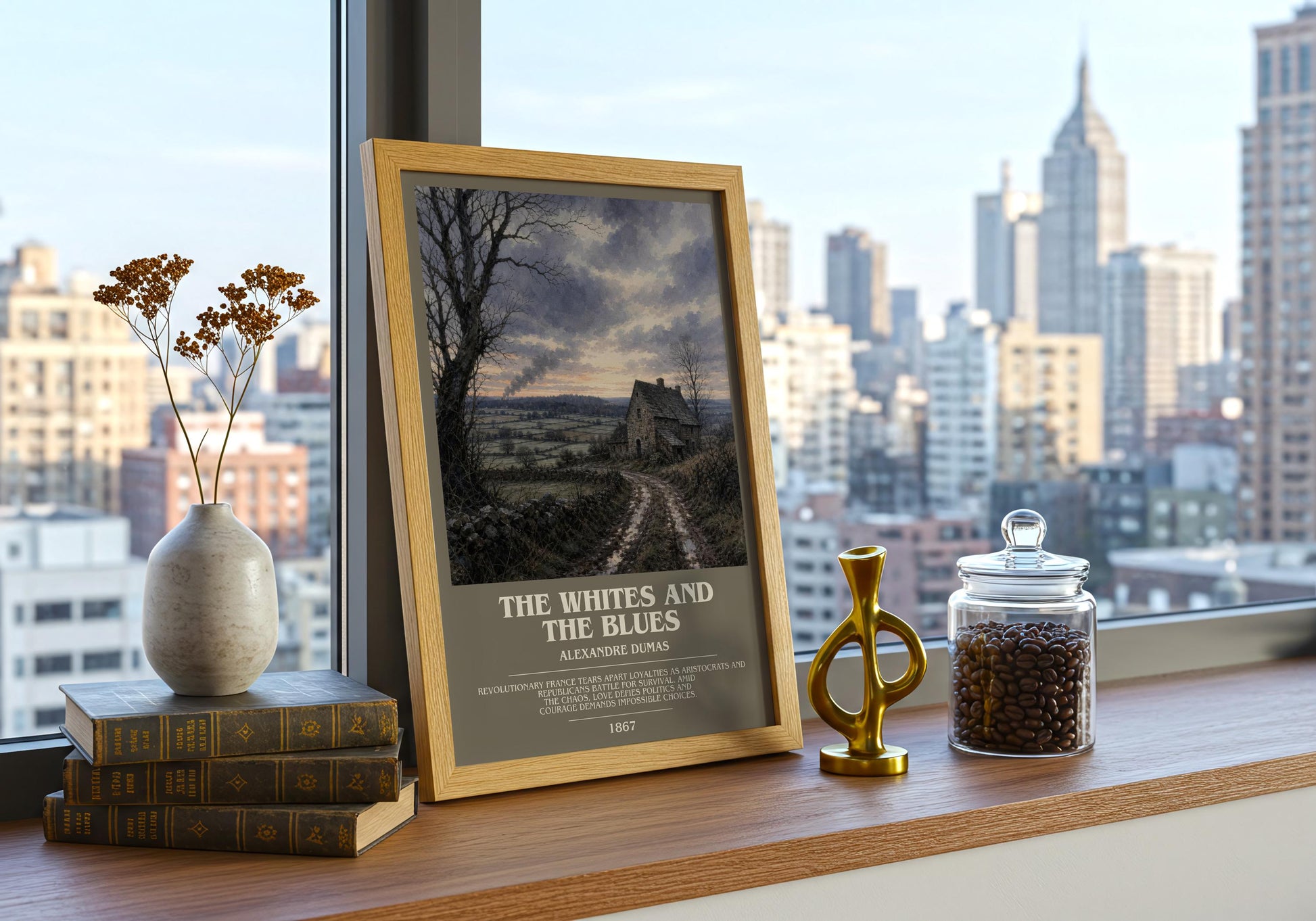 The Whites And The Blues Bookish Wall Art by Alexandre Dumas