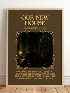 Our New House Minimalist Book Poster by Bram Stoker – image 2