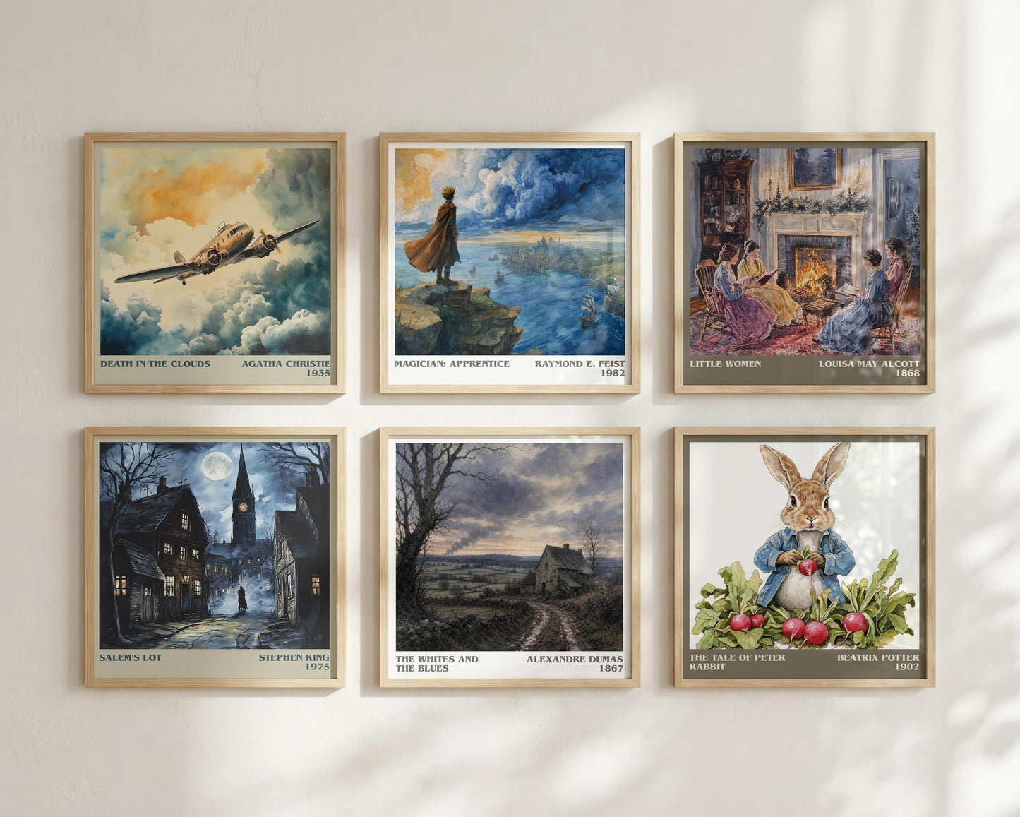The Whites And The Blues Literary Art Print by Alexandre Dumas