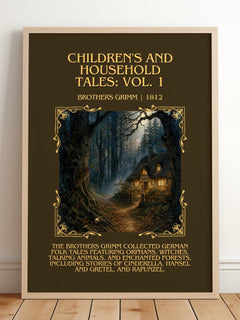 Children'S And Household Tales: Vol. 1 Minimalist Book Poster – B. – image 2