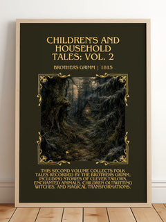 Children'S And Household Tales: Vol. 2 Minimalist Book Poster – B. – image 2
