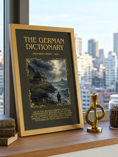 The German Dictionary Minimalist Book Poster by Brothers Grimm – image 3