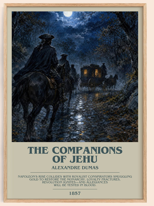 The Companions Of Jehu Bookish Wall Art by Alexandre Dumas