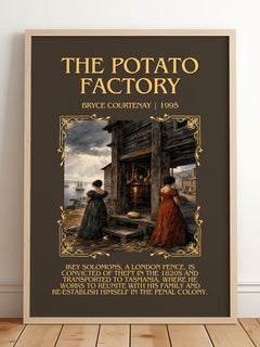 The Potato Factory Minimalist Book Poster by Bryce Courtenay – image 2