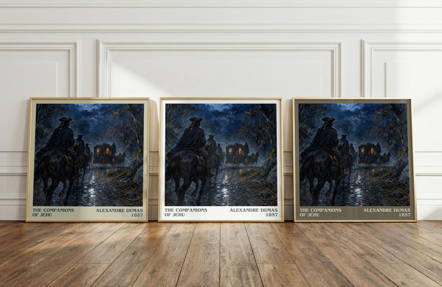 The Companions Of Jehu Literary Art Print by Alexandre Dumas