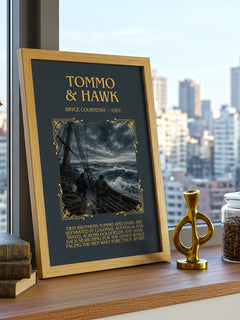 Tommo & Hawk Minimalist Book Poster by Bryce Courtenay – image 3