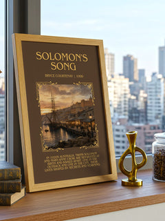 Solomon'S Song Minimalist Book Poster by Bryce Courtenay – image 3