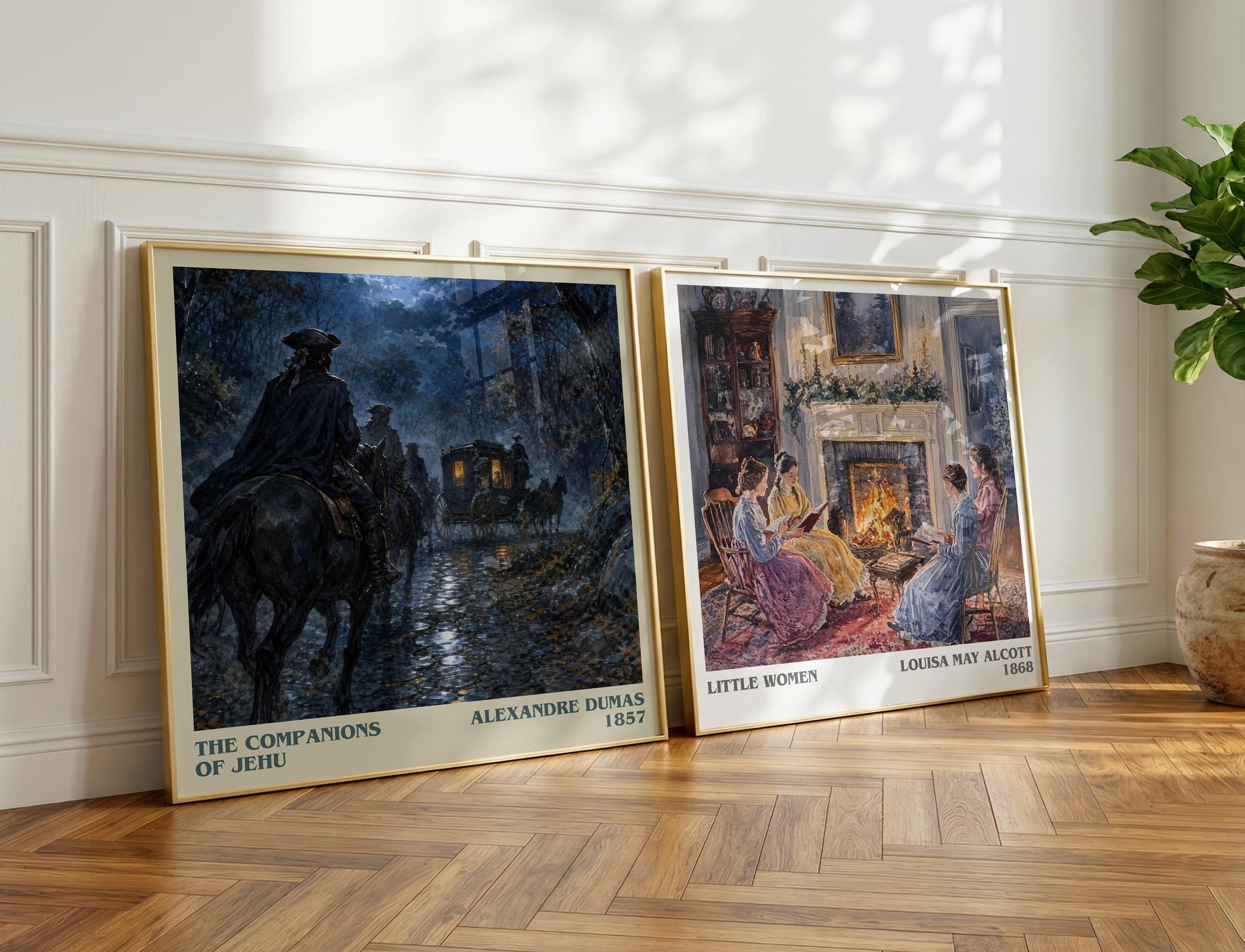 The Companions Of Jehu Literary Art Print by Alexandre Dumas