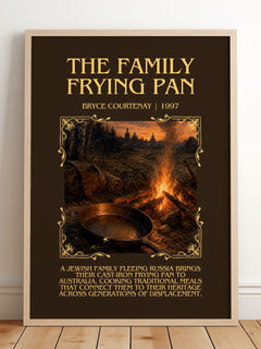 The Family Frying Pan Minimalist Book Poster by Bryce Courtenay – image 2